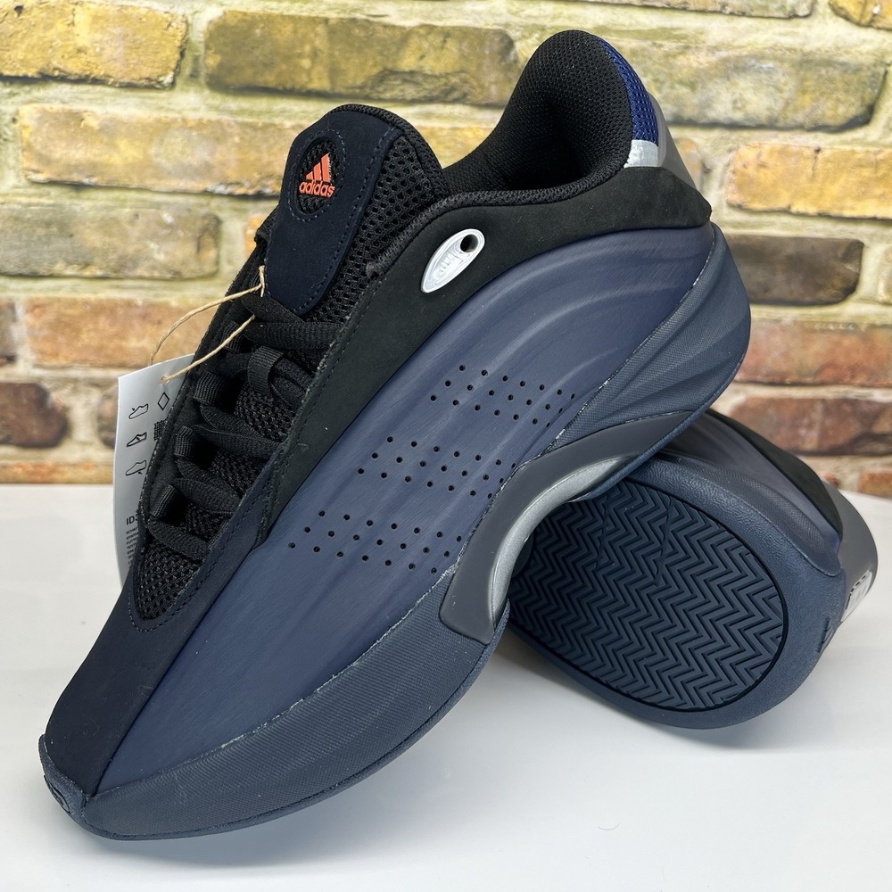 Adidas Nova Men's Size 9 Blue Black Silver Retro IIInfinity Basketball ID3972